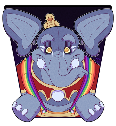 Colored Bust Example ($35) || ArtFight Attack for GrimsightNightwing (2024)